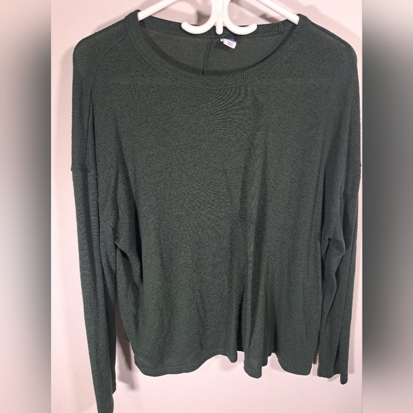 3/$15 Old Navy Green Long Sleeve Shirt - Picture 1 of 3